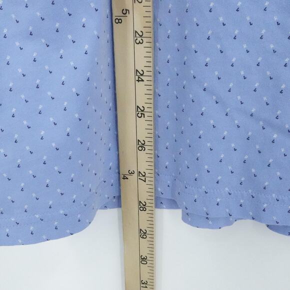 Polo Ralph Lauren Shirt Mens Large Blue Polo RL Pattern Short Sleeve Classic Fit - Picture 13 of 15